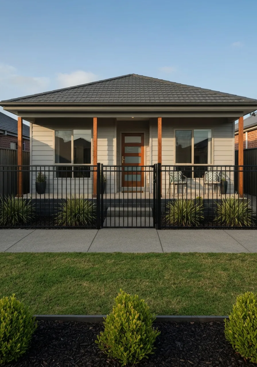 A modern, single-story home suitable for displaced families