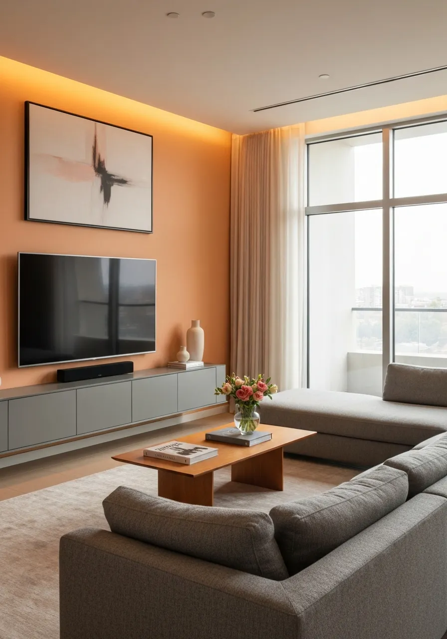 Vertical living room / house image