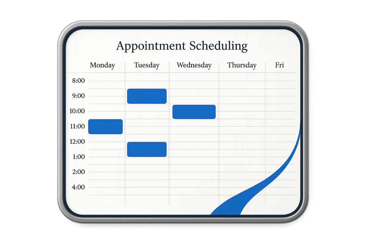 Appointment Scheduling Interface