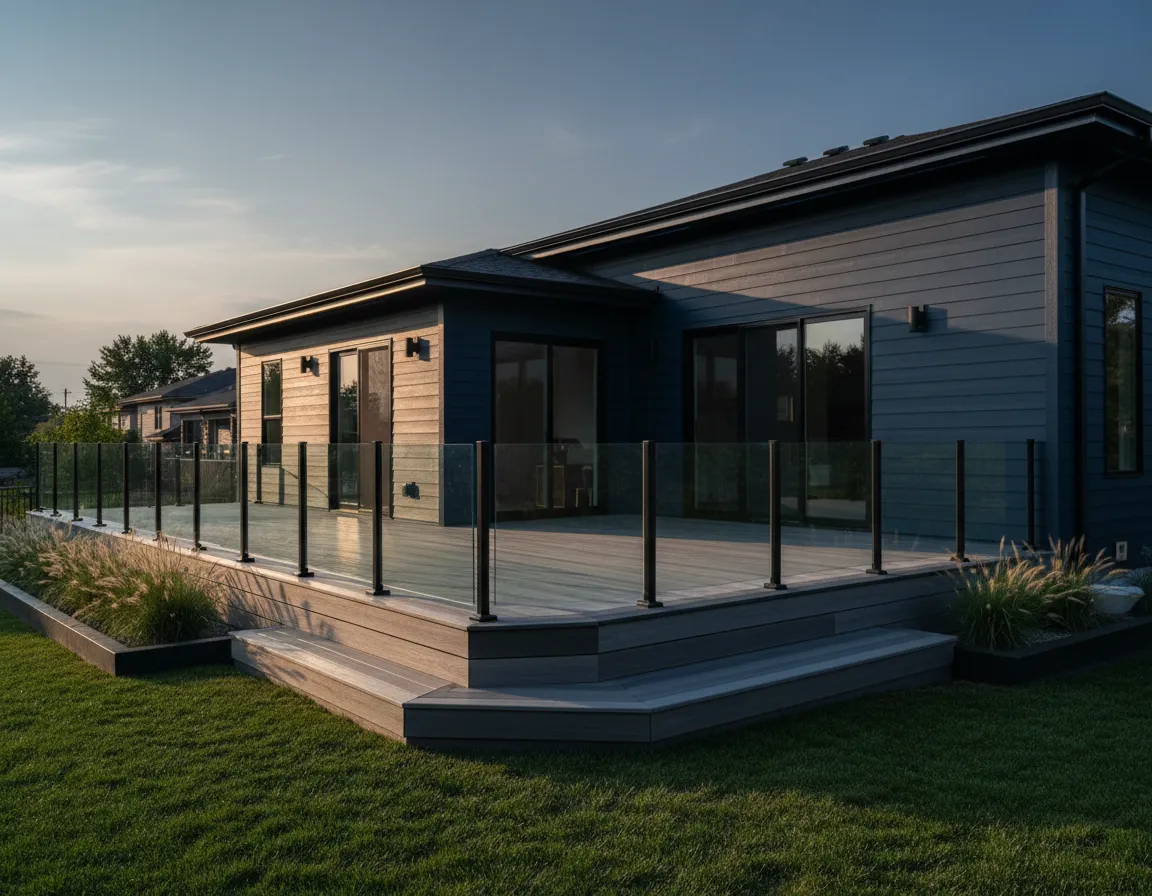 Custom Decks and Premium Siding Architectural Photo