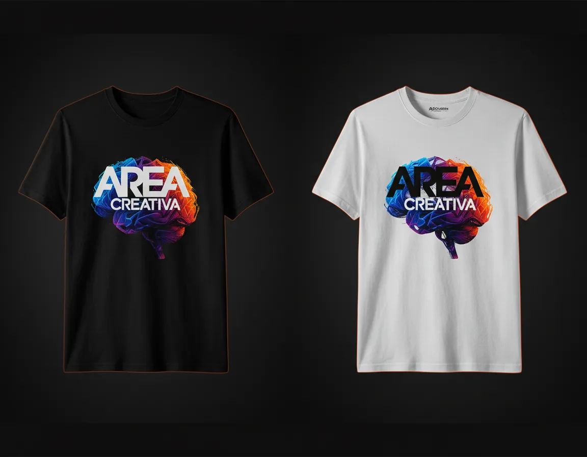 T-shirt professionale con stampa ad alta definizione Area Creativa