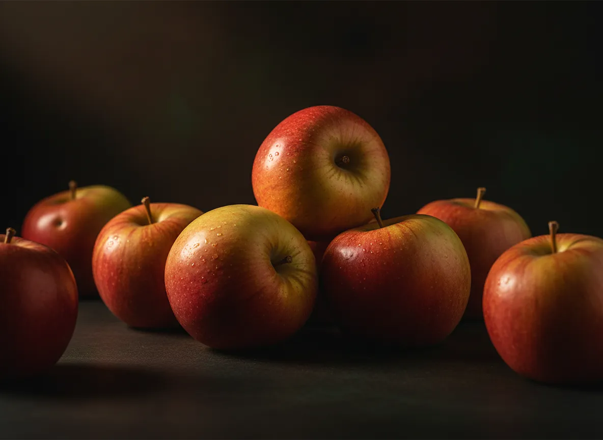 Orchard-fresh honeycrisp apples