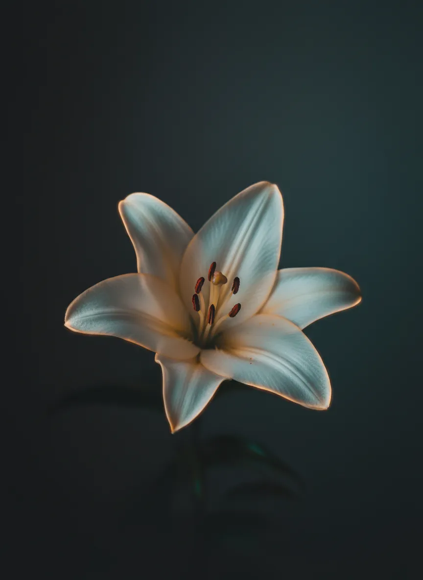 Soft focus abstract floral detail conveying hope and renewal