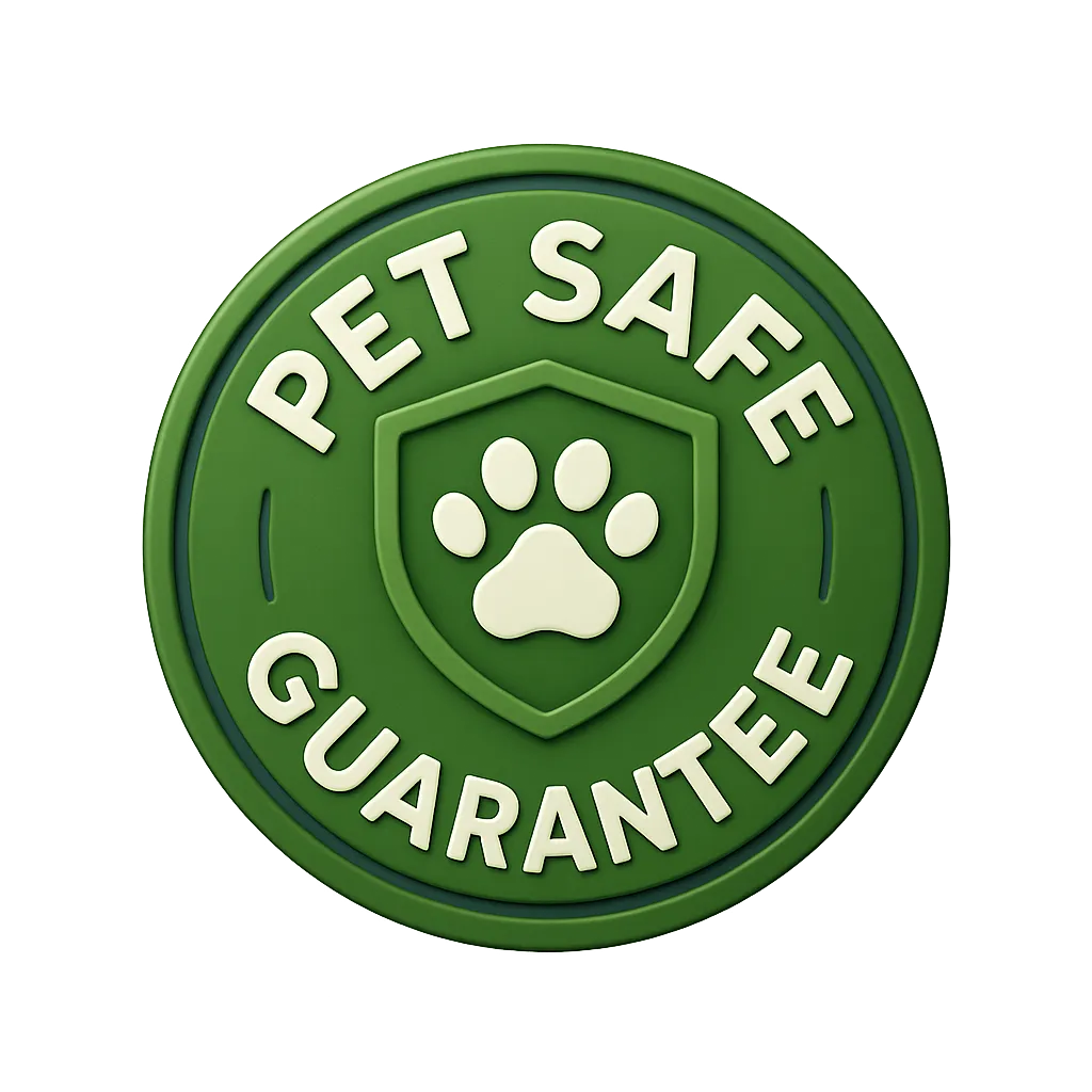 100% Pet Safe Guarantee Seal