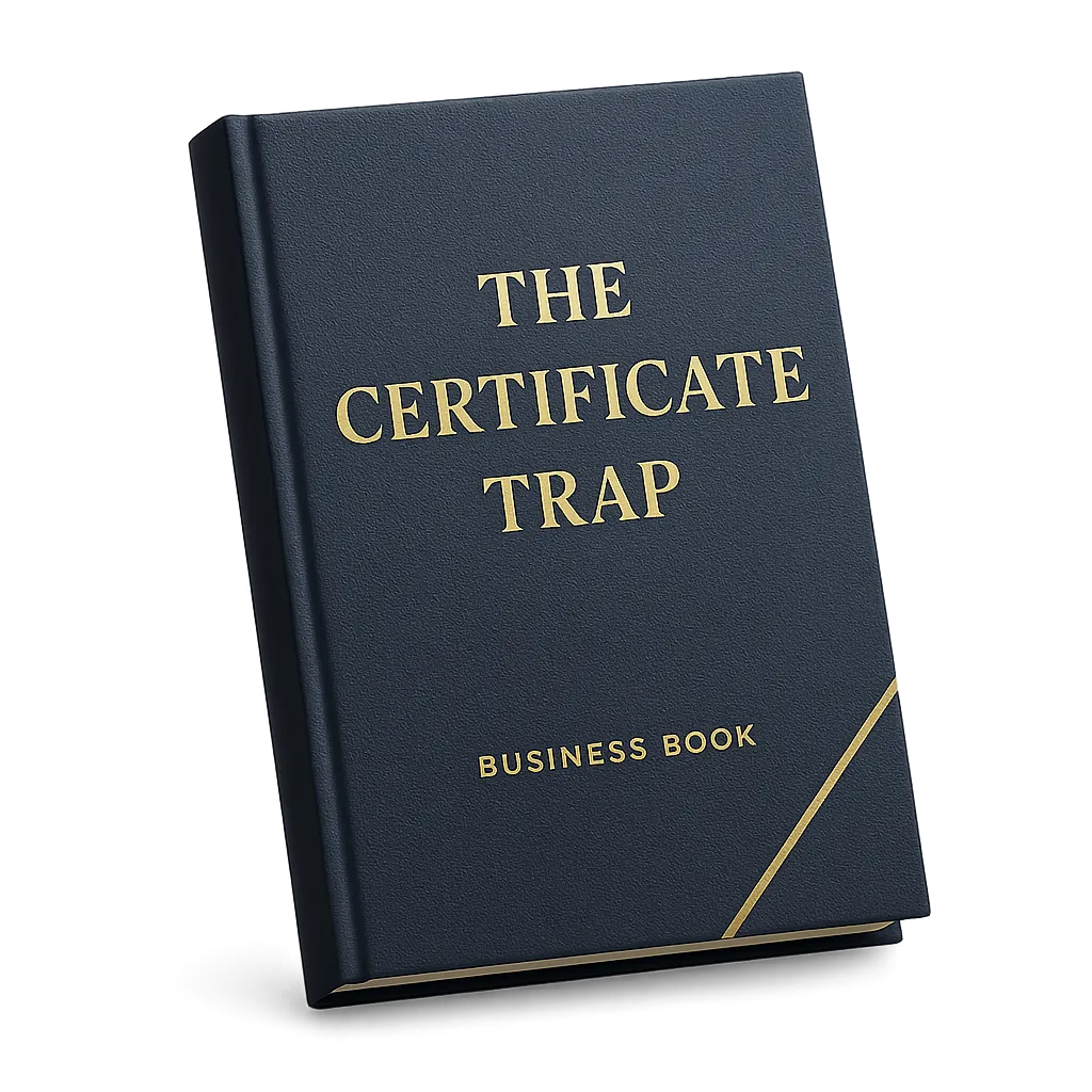 The Certificate Trap Book Mockup