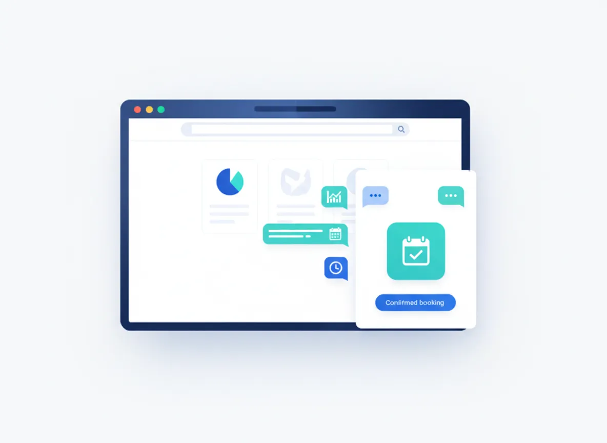Website live chat AI conversation