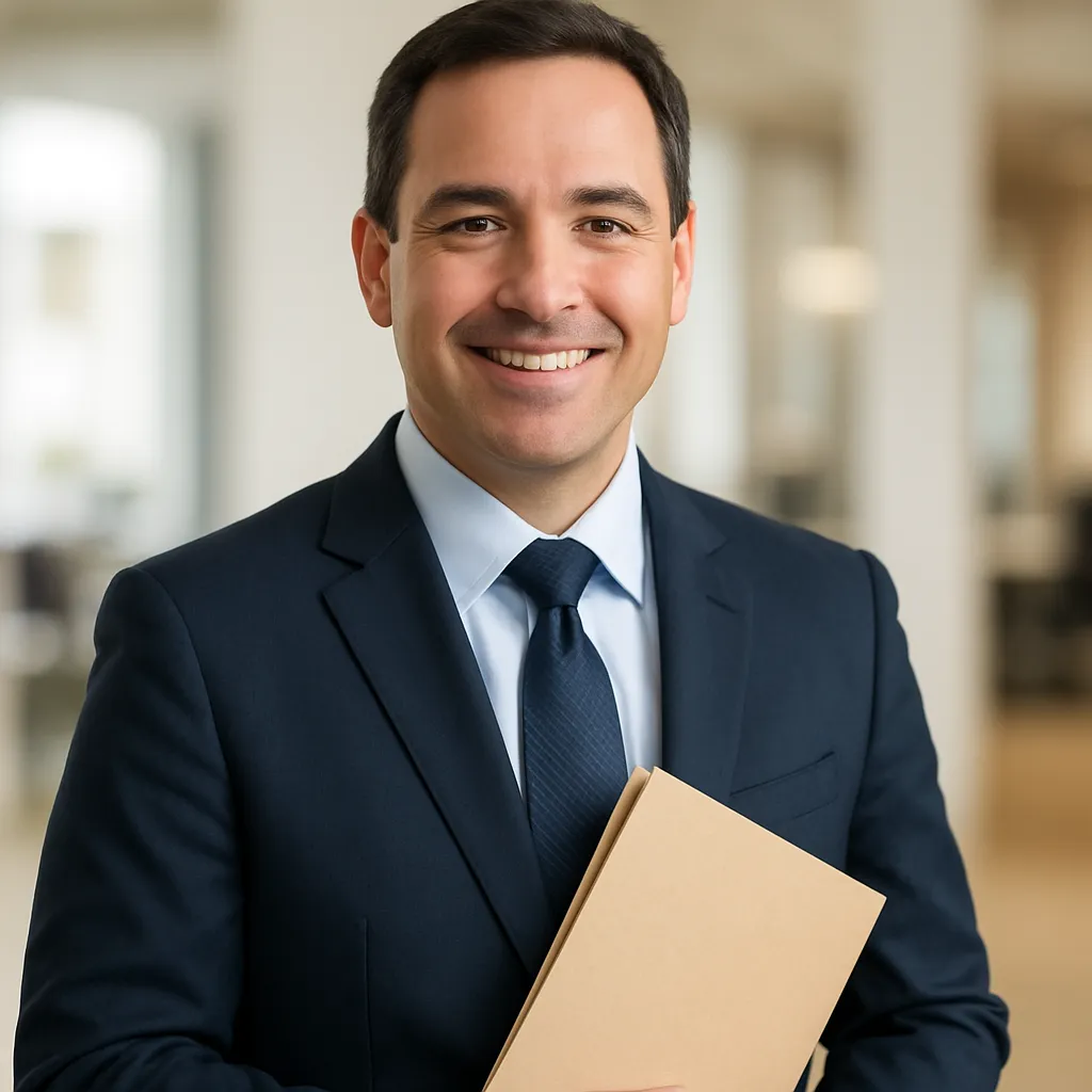 Portrait of an insurance agent