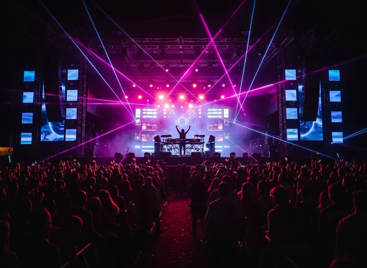 NOIR ECHO live on stage with lighting