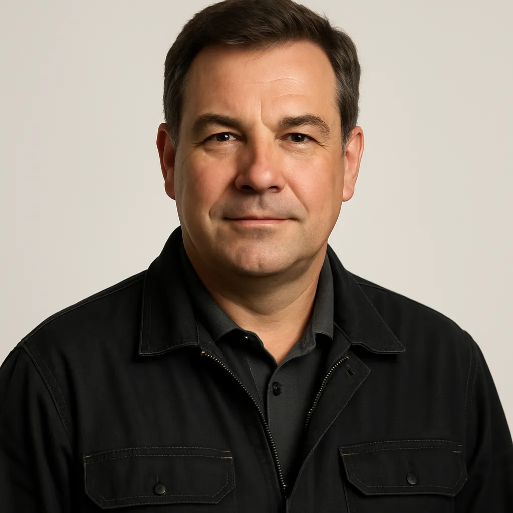 Portrait of Carlos P., Multi-shop Owner