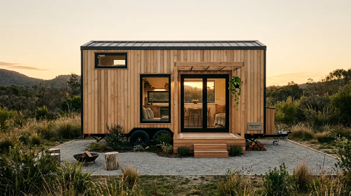 Architectural Tiny Home Trailer Construction and Design