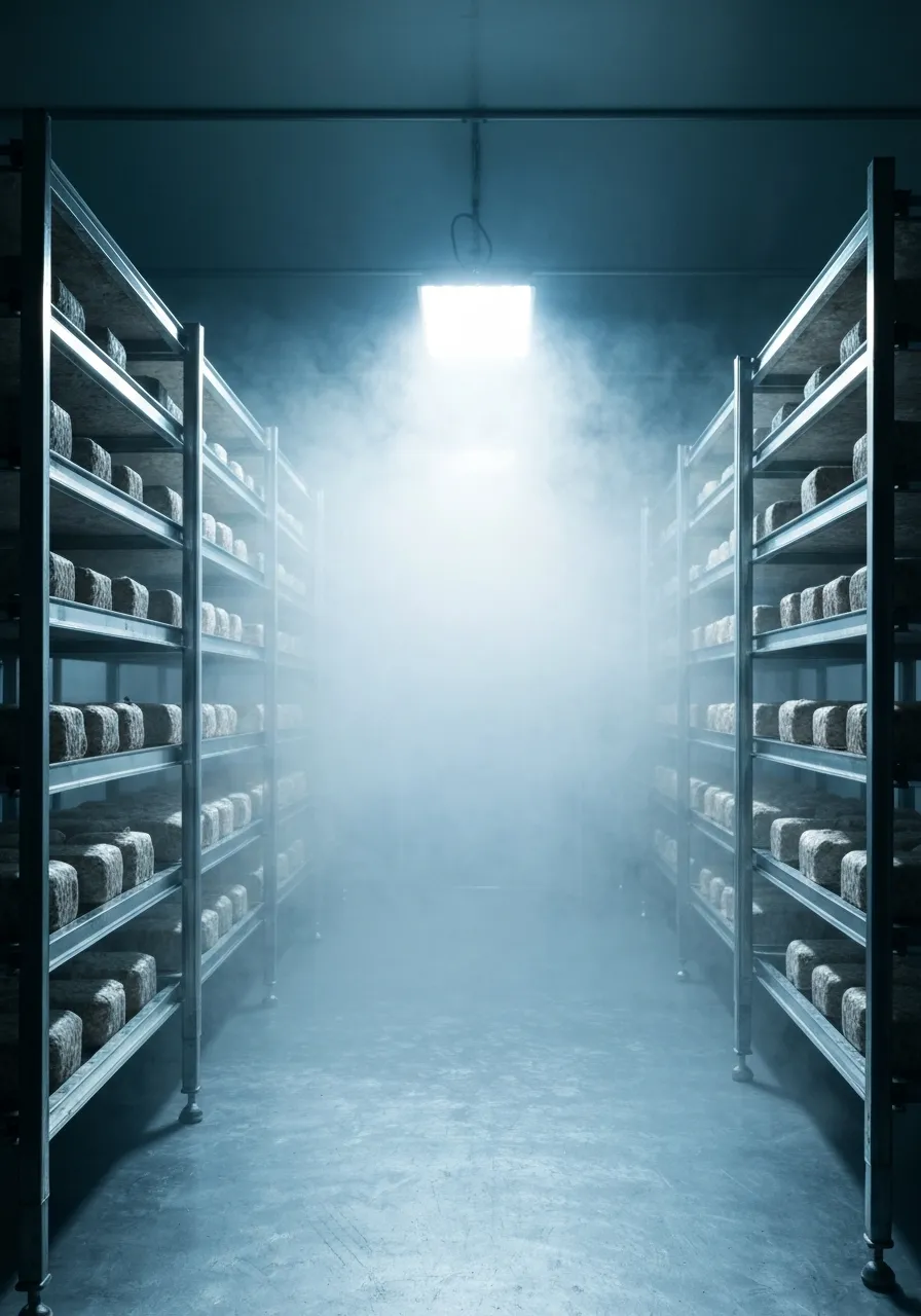 A framed atmospheric image of community and gritty cultivation