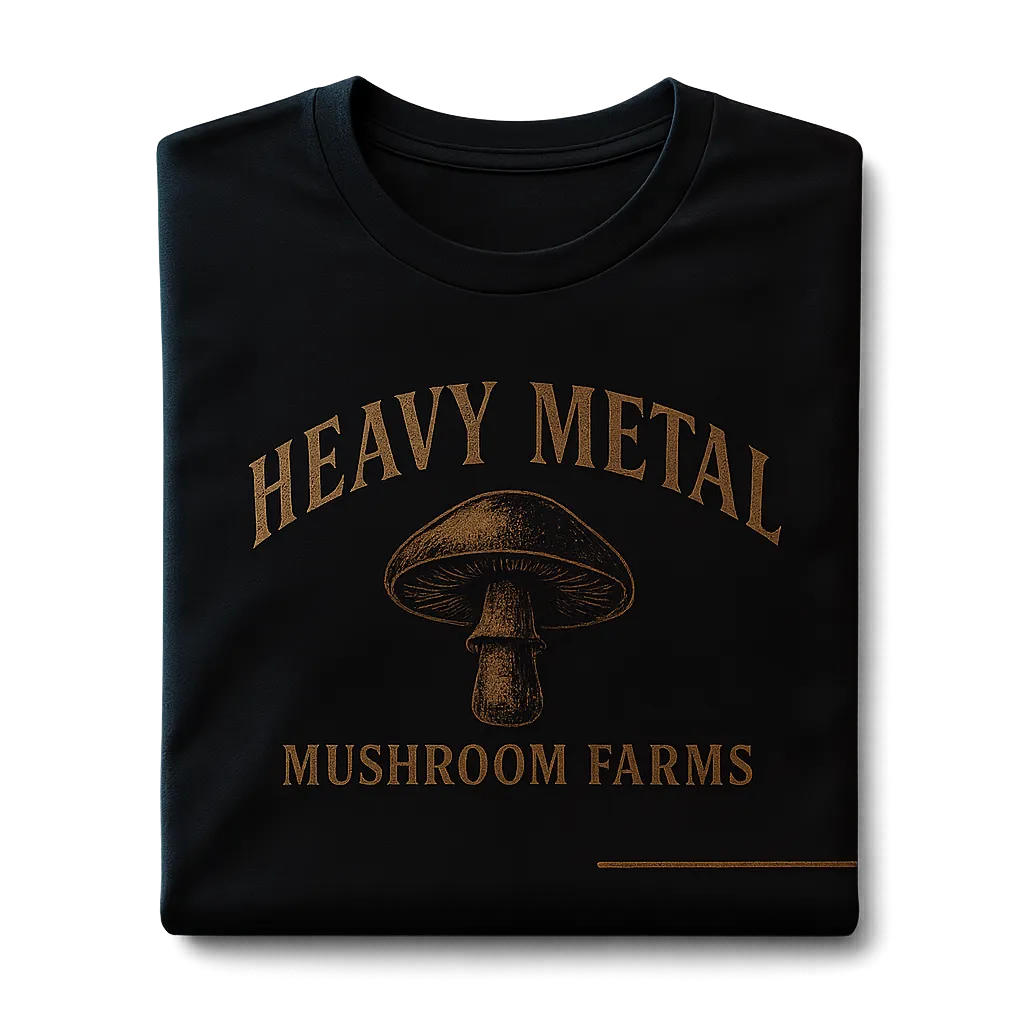 Exclusive Heavy Metal Mushroom Farms apparel