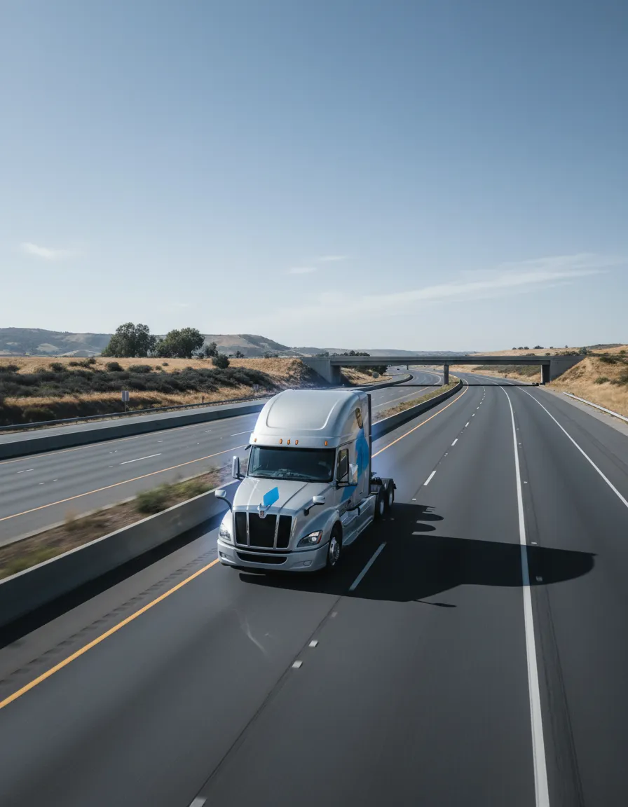 Logistics operations and fleet management representation