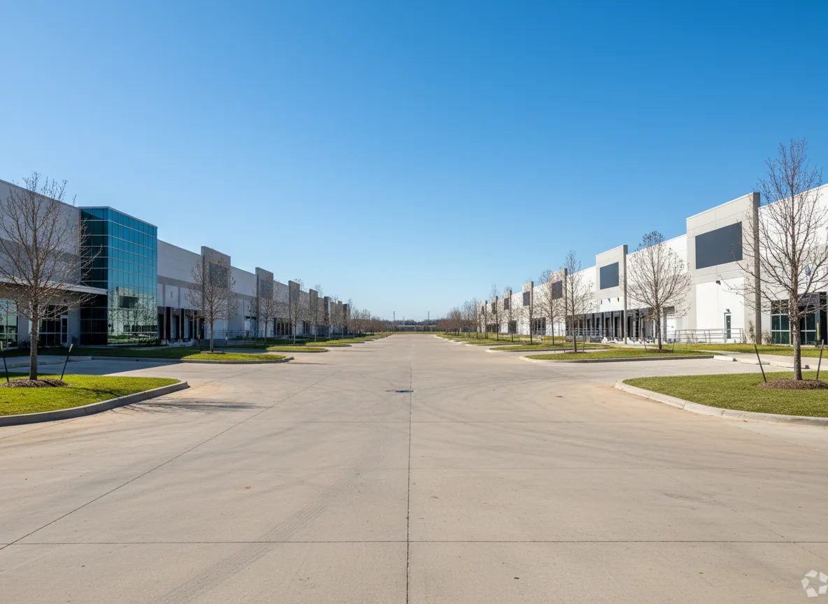 Industrial park landscape maintenance by BGI Services