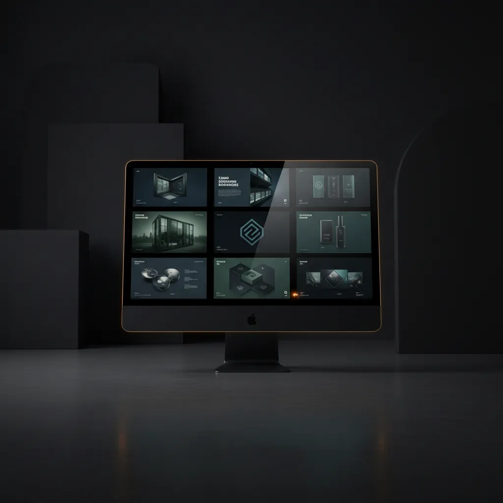 Final portfolio review session with premium design assets