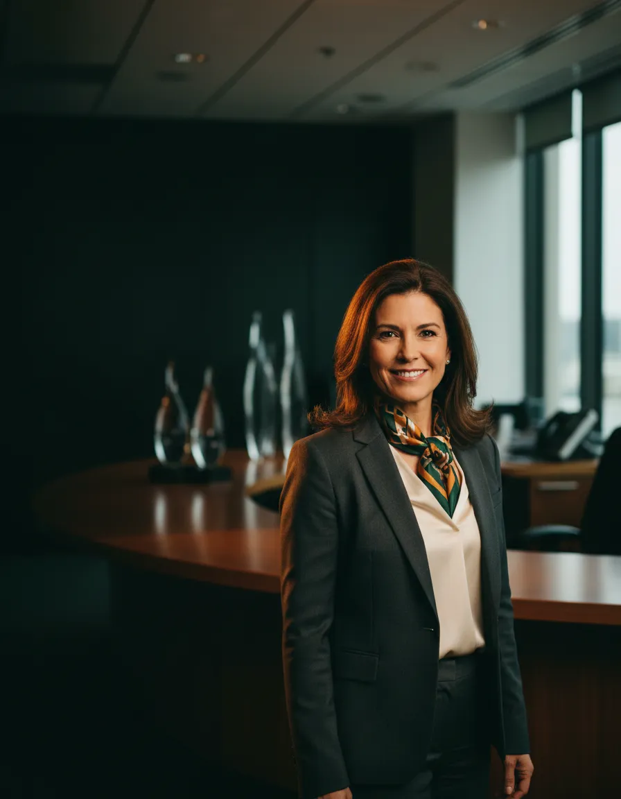 Editorial photography of a business leader