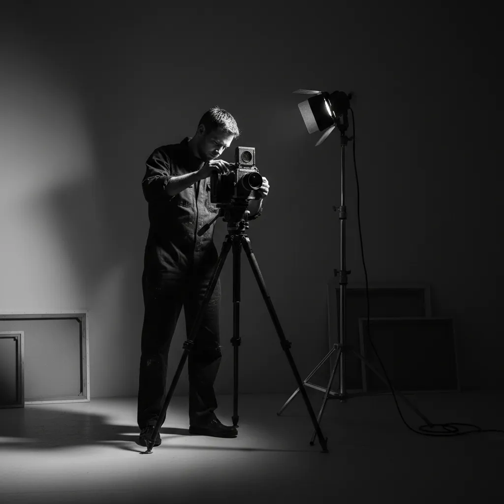 Artist at work placeholder