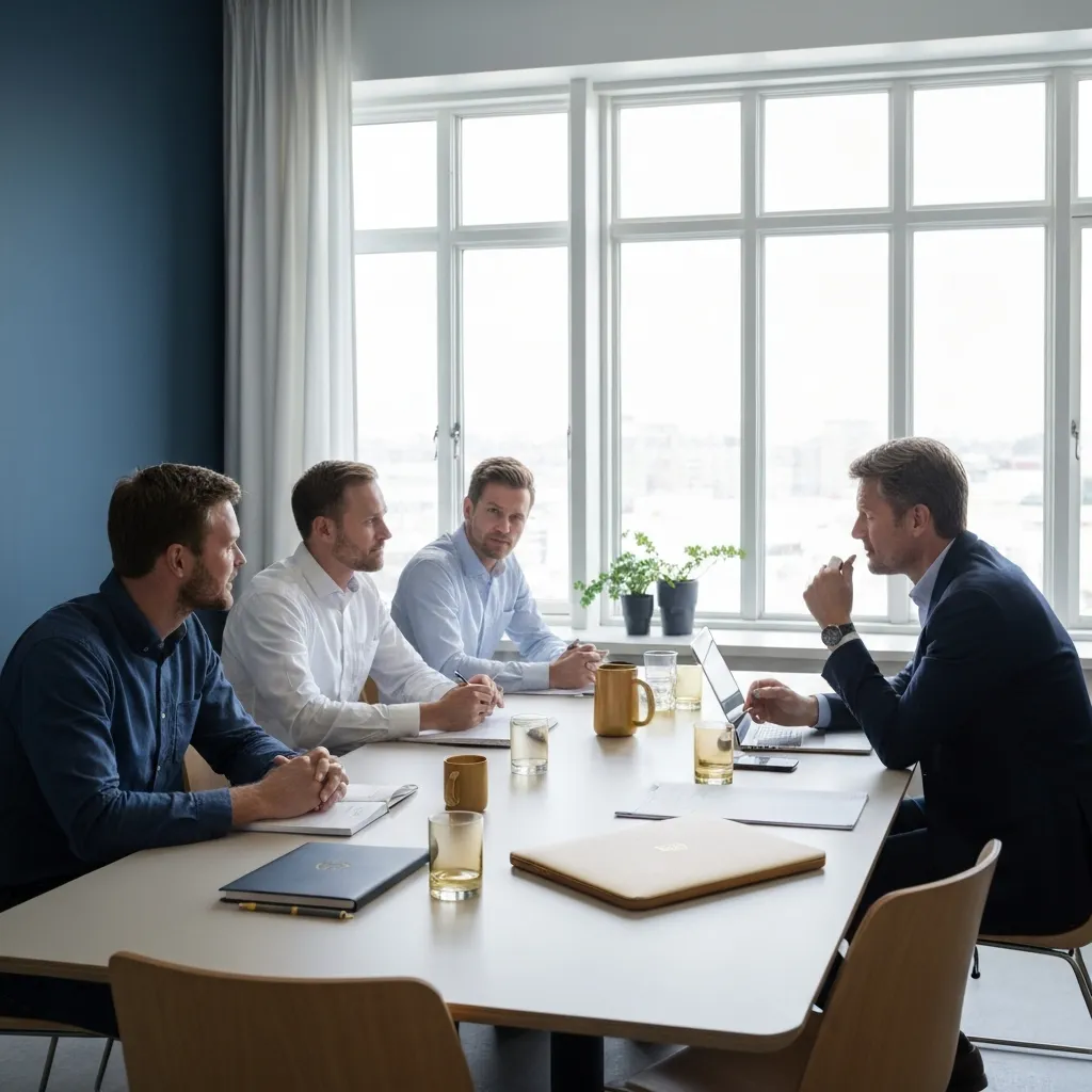 Swedish healthcare operational planning meeting