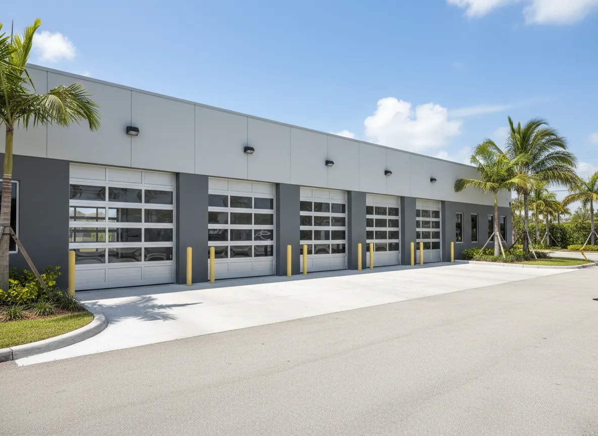 Commercial garage door installation in Miami, FL