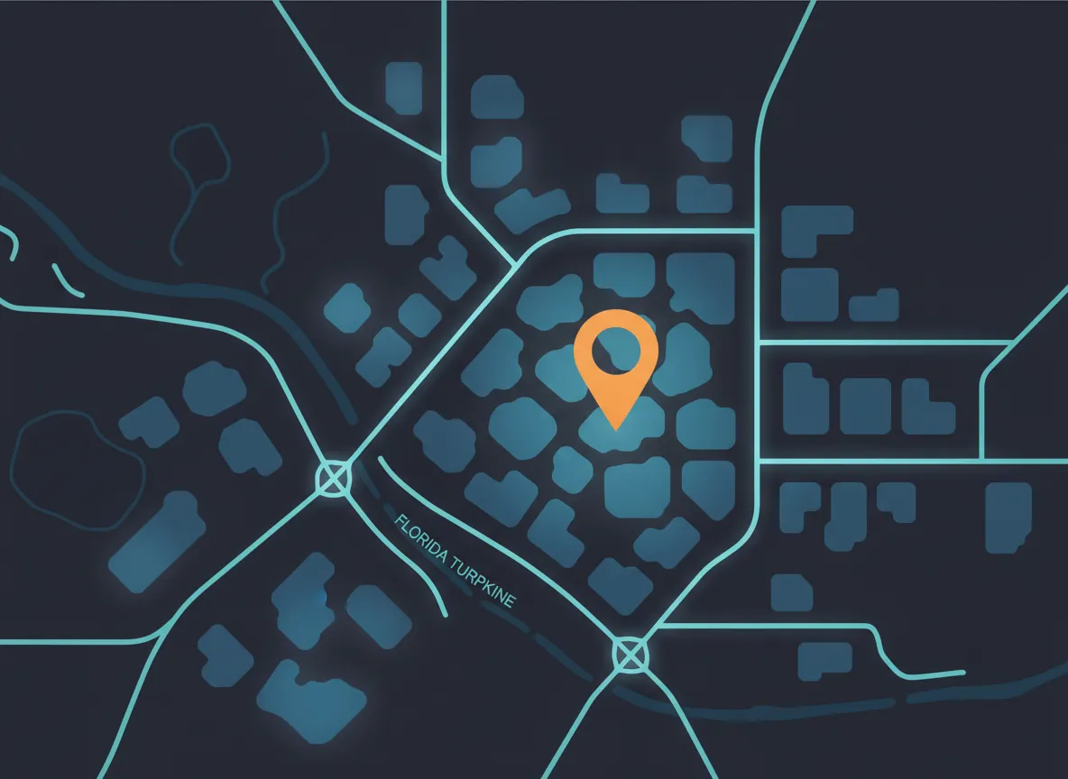 Local service area visual for Port St. Lucie, Florida