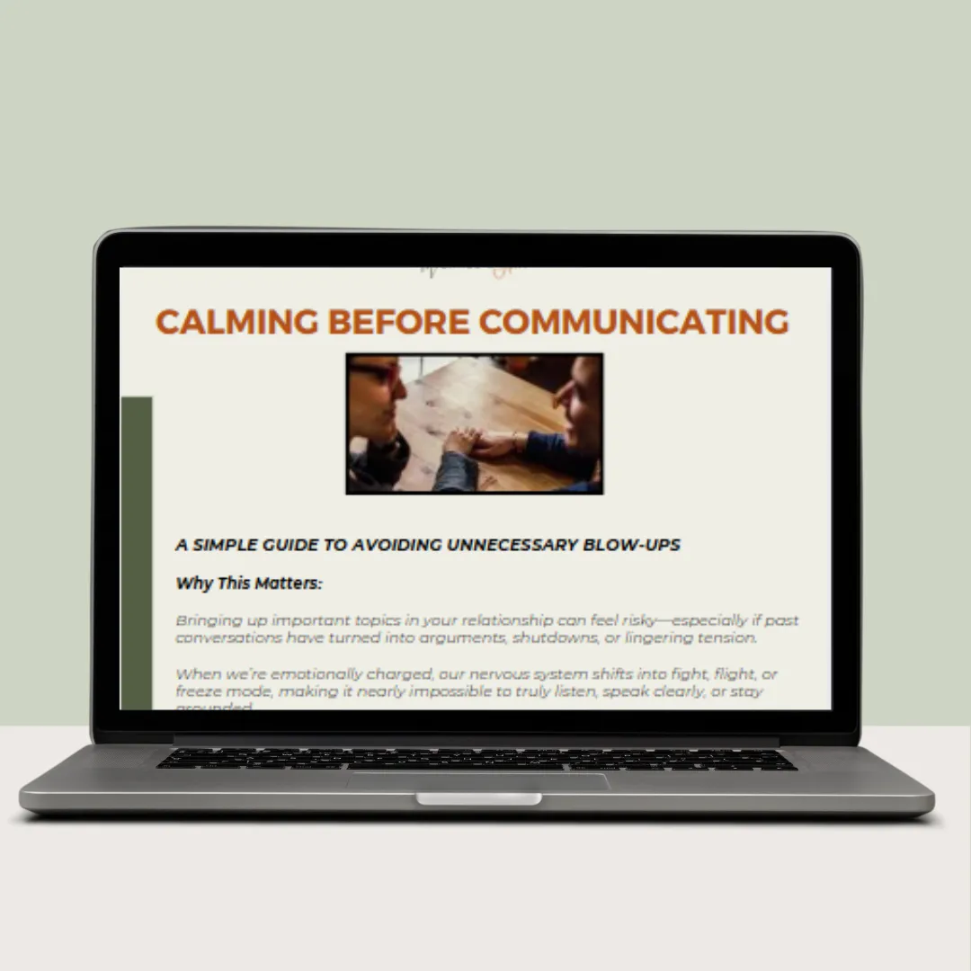 Calming Before Communicating Guide