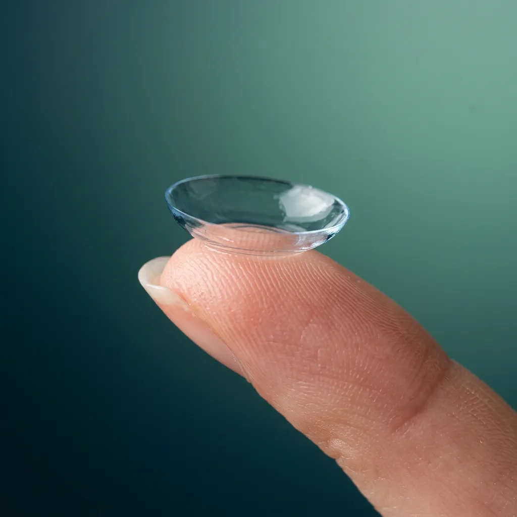 Precision contact lens curvature and fitting assessment frame