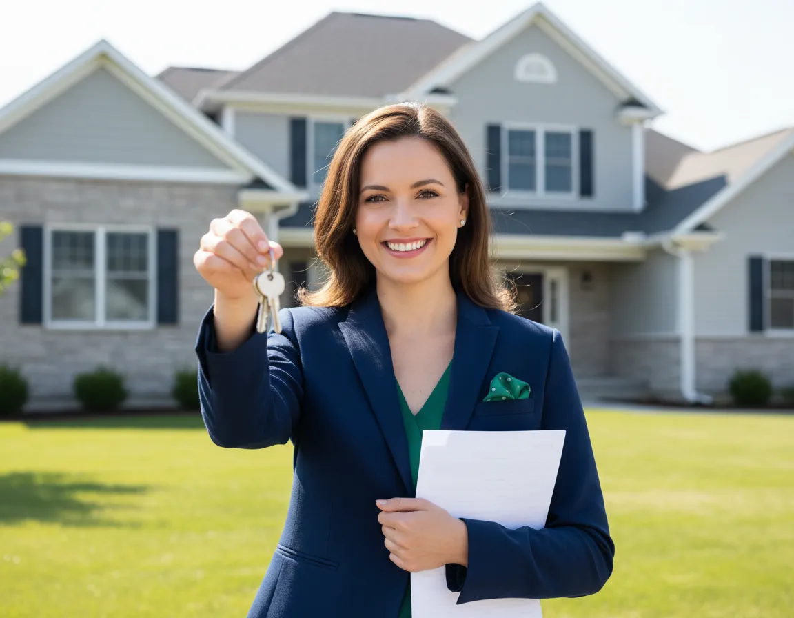 Realtor discussing dental protection benefits plan