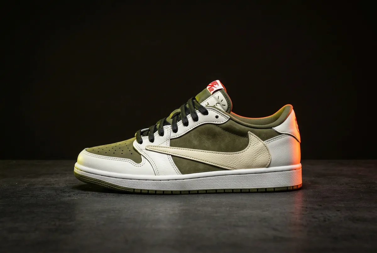 Travis Scott x Air Jordan 1 Low OG Olive