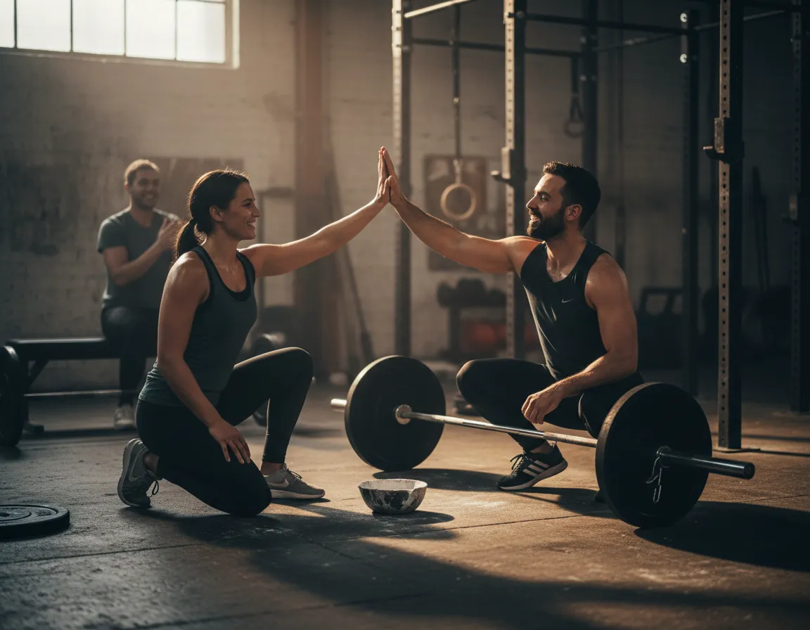 Fit 901 members encouraging each other during a training session in Memphis