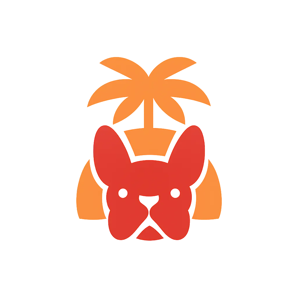 Red Paradise Frenchies Logo
