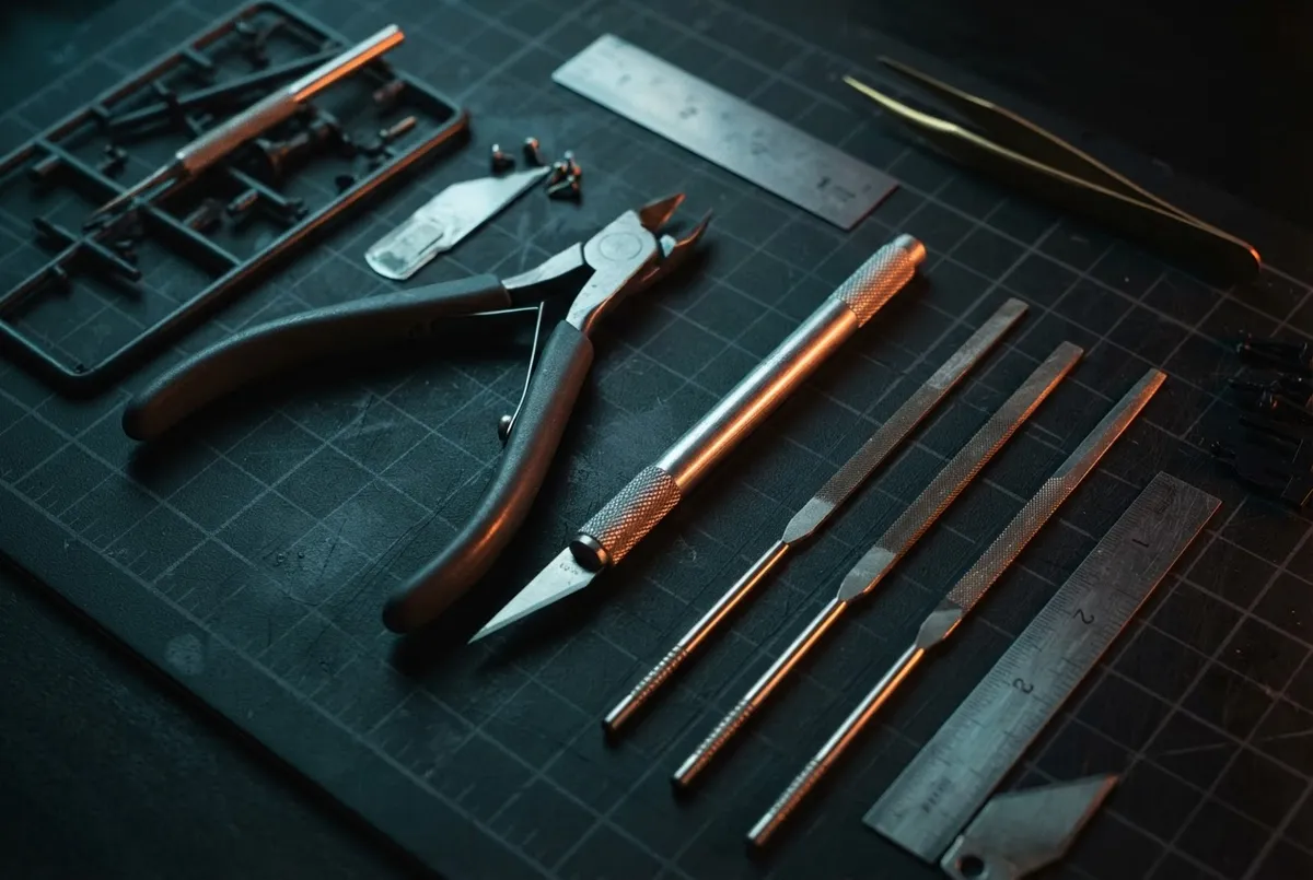 Exclusive Hobby Tools set with precision nippers and hobby knife