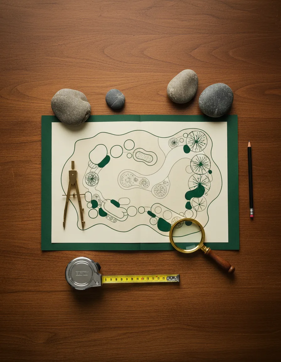 Custom landscaping design process