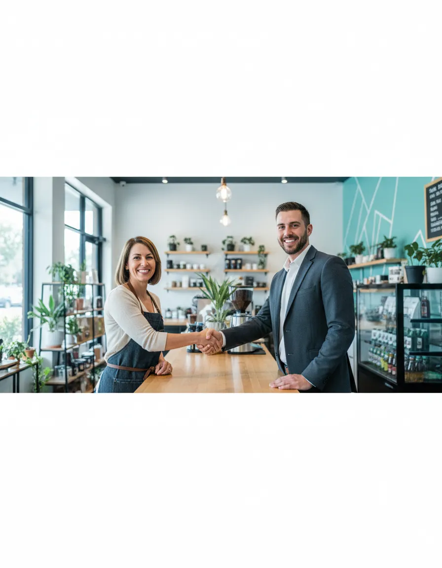 Local Sacramento business owners discussing growth strategies