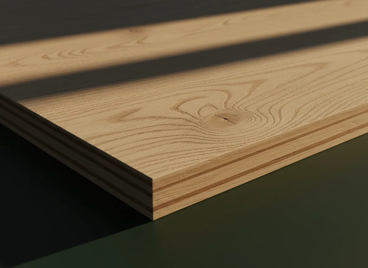 Engineered White Oak macro grain texture