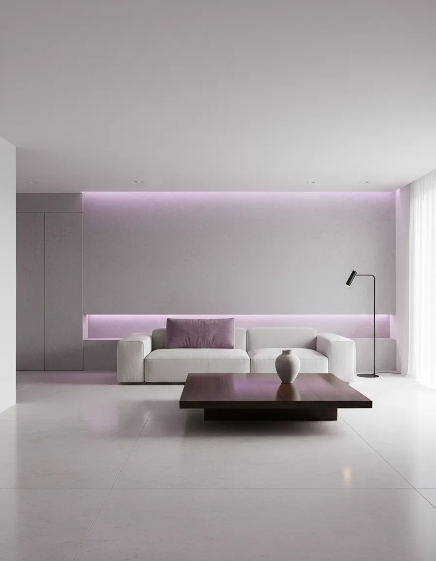 Clean architectural interior showing high-key lighting, symbolizing ownership and stability.