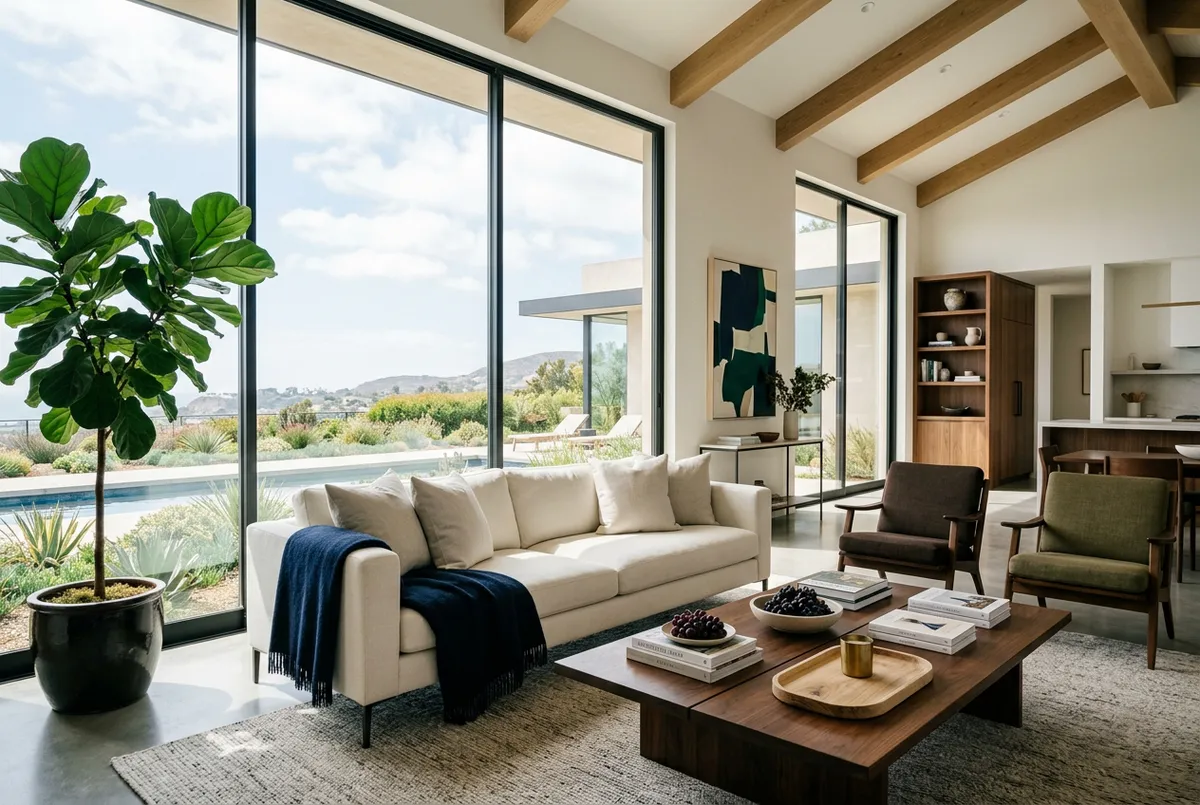 Listing coordinator organizing luxury real estate photography and preparing MLS marketing collaterals
