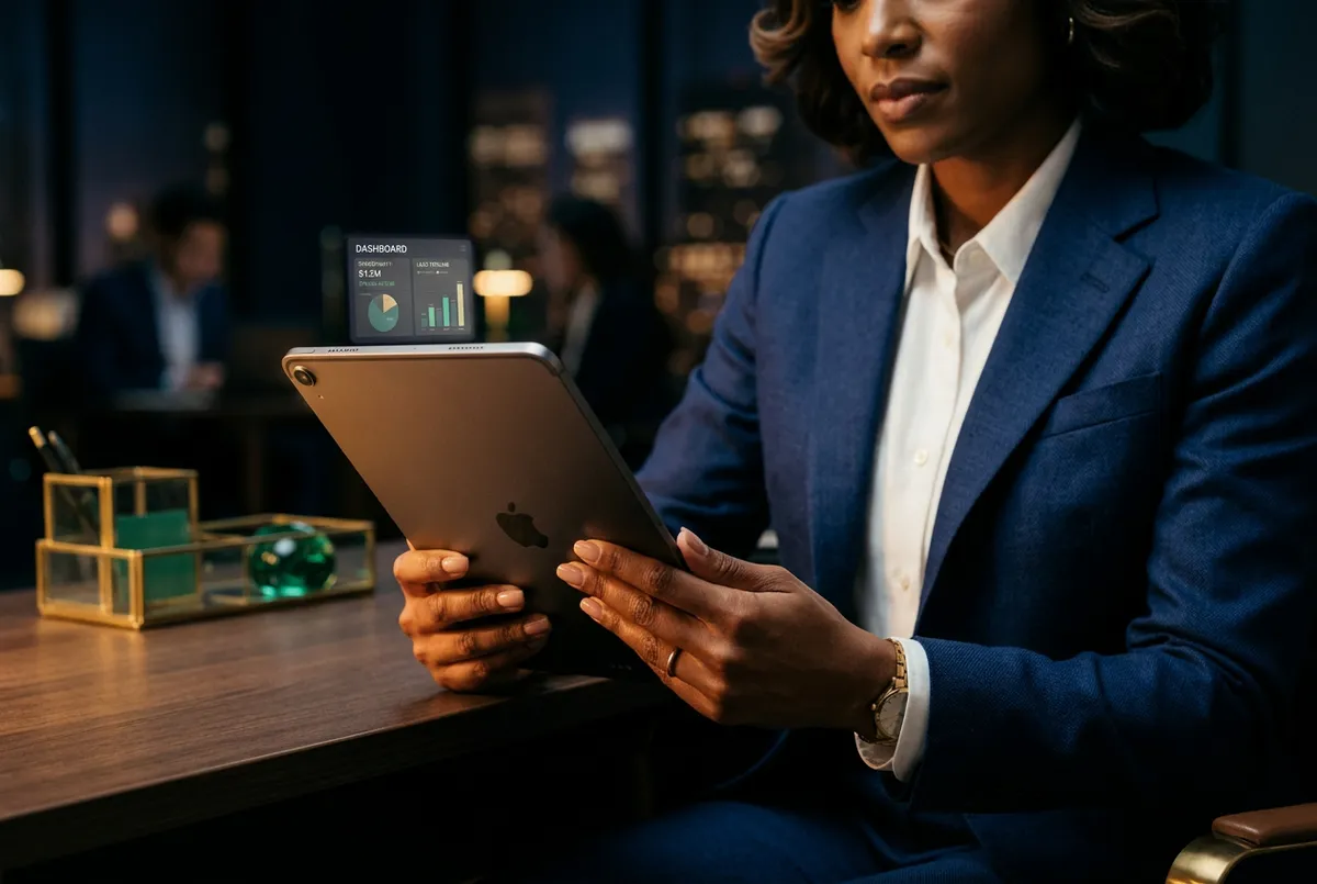 Inside Sales Agent monitoring incoming real estate leads on CRM dashboard with speed to lead metrics