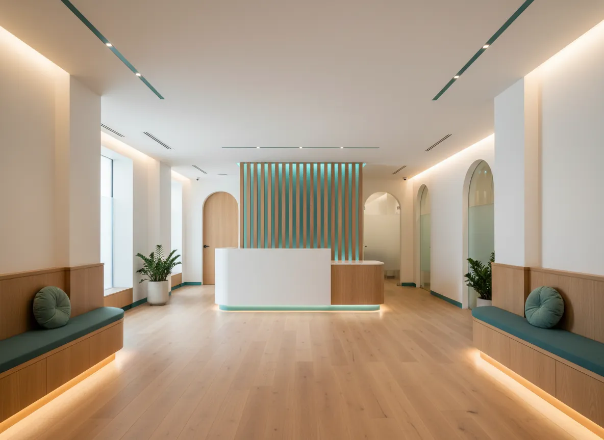 Modern longevity and wellness clinic marketing by OptiReach Media.