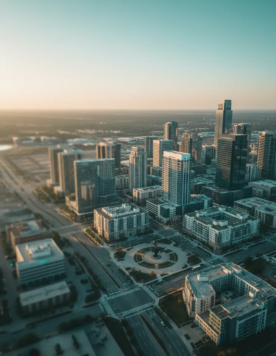 Plano Texas corporate corridor representing the local vision therapy patient market