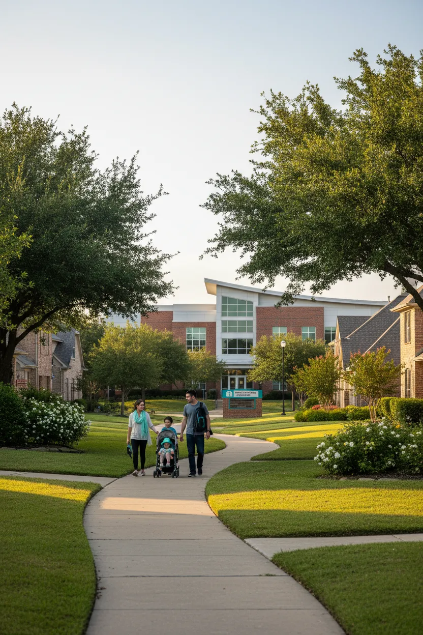 Family-focused North Dallas corridor vision therapy clinic marketing for Frisco Plano McKinney