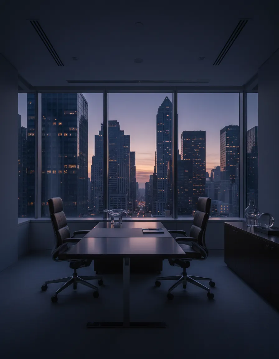 Premium corporate environment representing MeridianOne's long-standing credibility