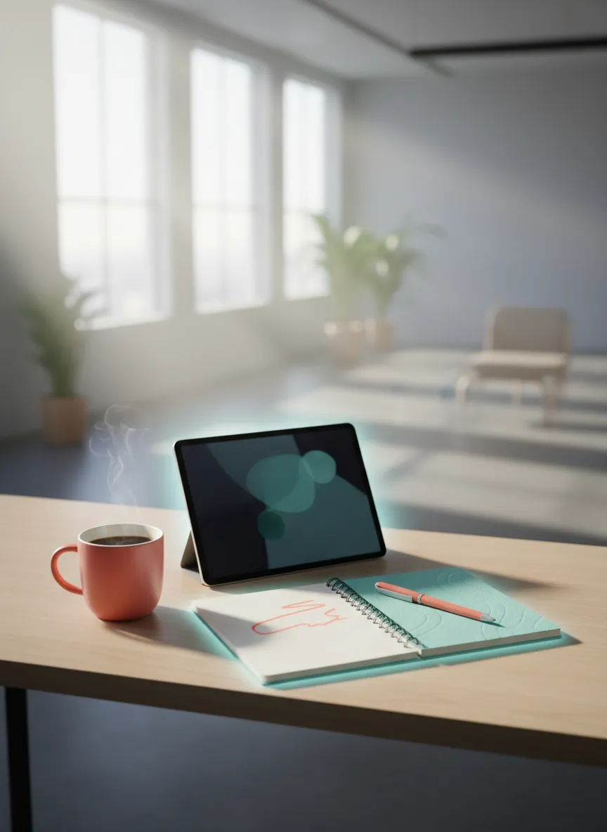 A bright modern workspace representing smart business consulting and strategy