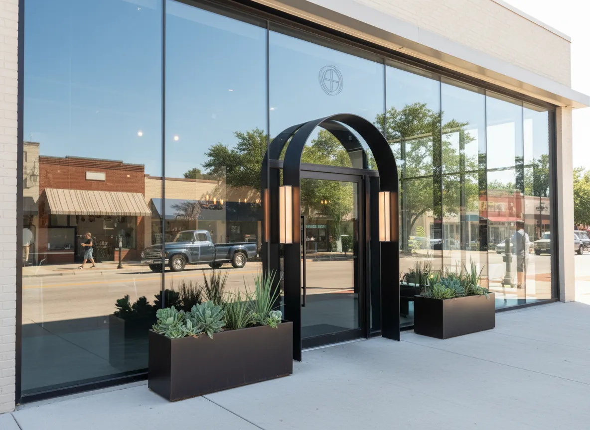 Clean storefront windows