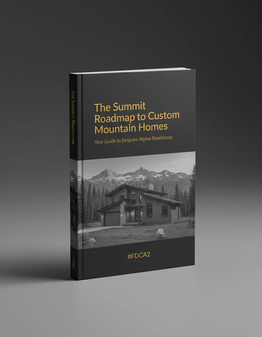 Cover mockup of The Summit Roadmap to Custom Mountain Homes guide