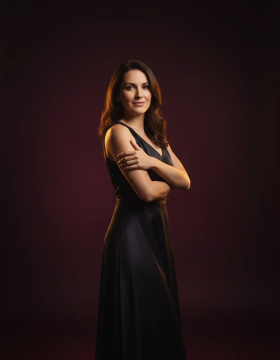Woman embracing her authentic power and self-worth