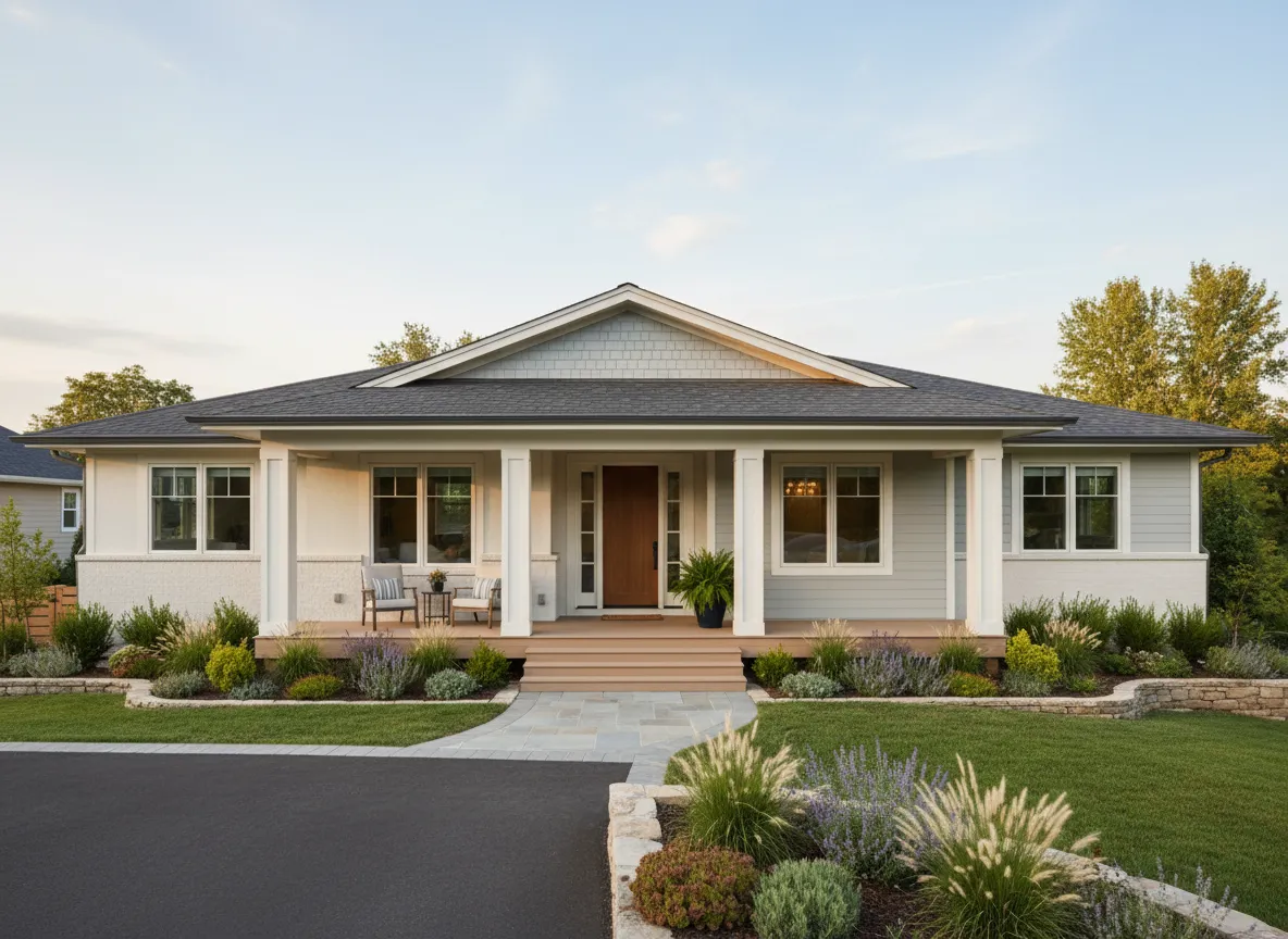 Modern home exterior - Listing 1