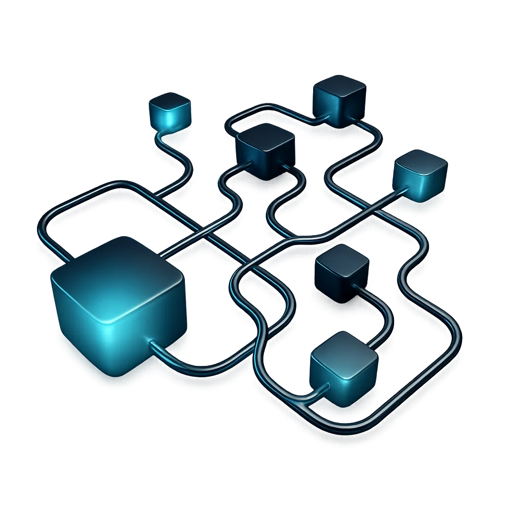 Visual representation of AI node mapping