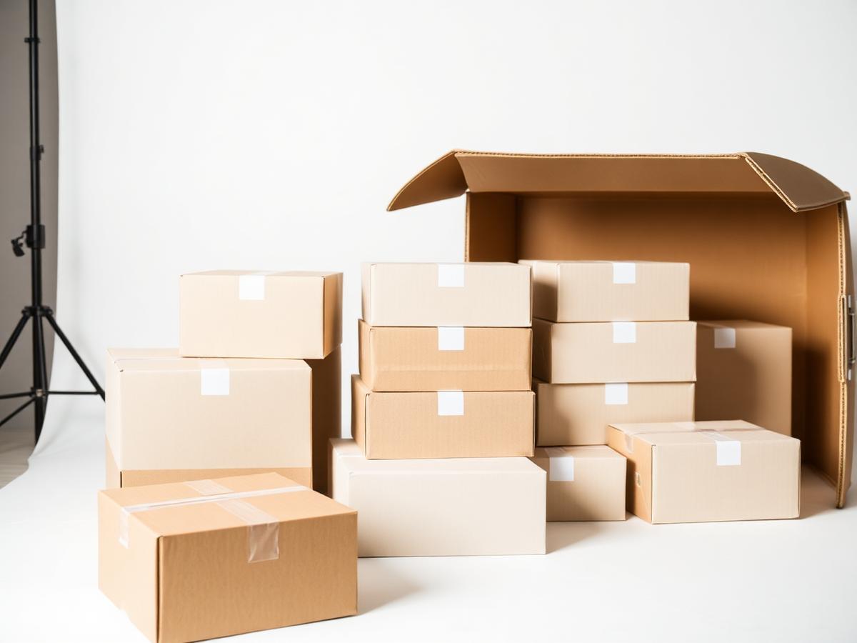 Premium product boxes being packaged