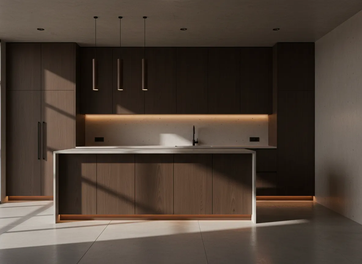 Minimalist modern finishes