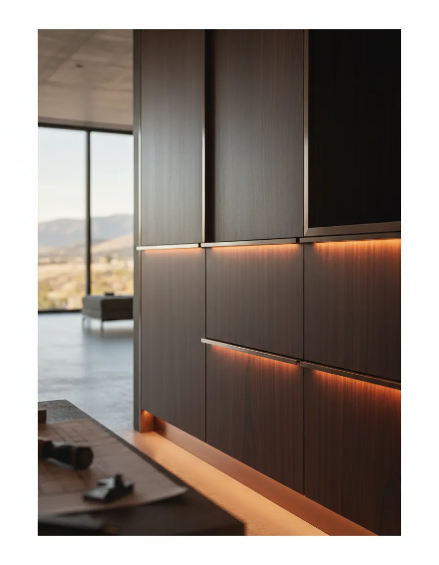 Modern cabinetry installation